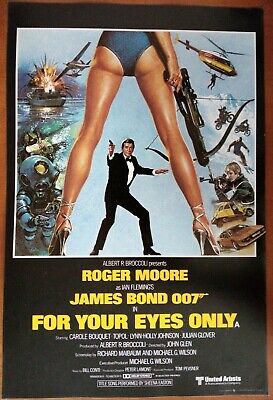 For your eyes only mini poster roger moore as james bond