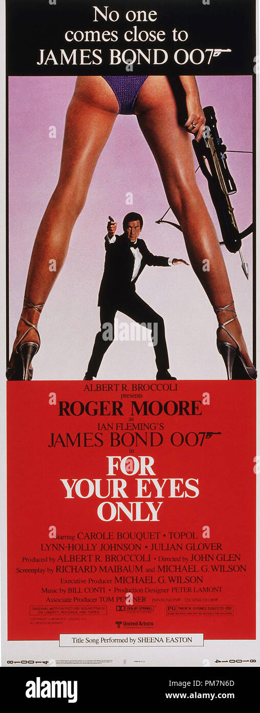 For your eyes only james bond poster hi