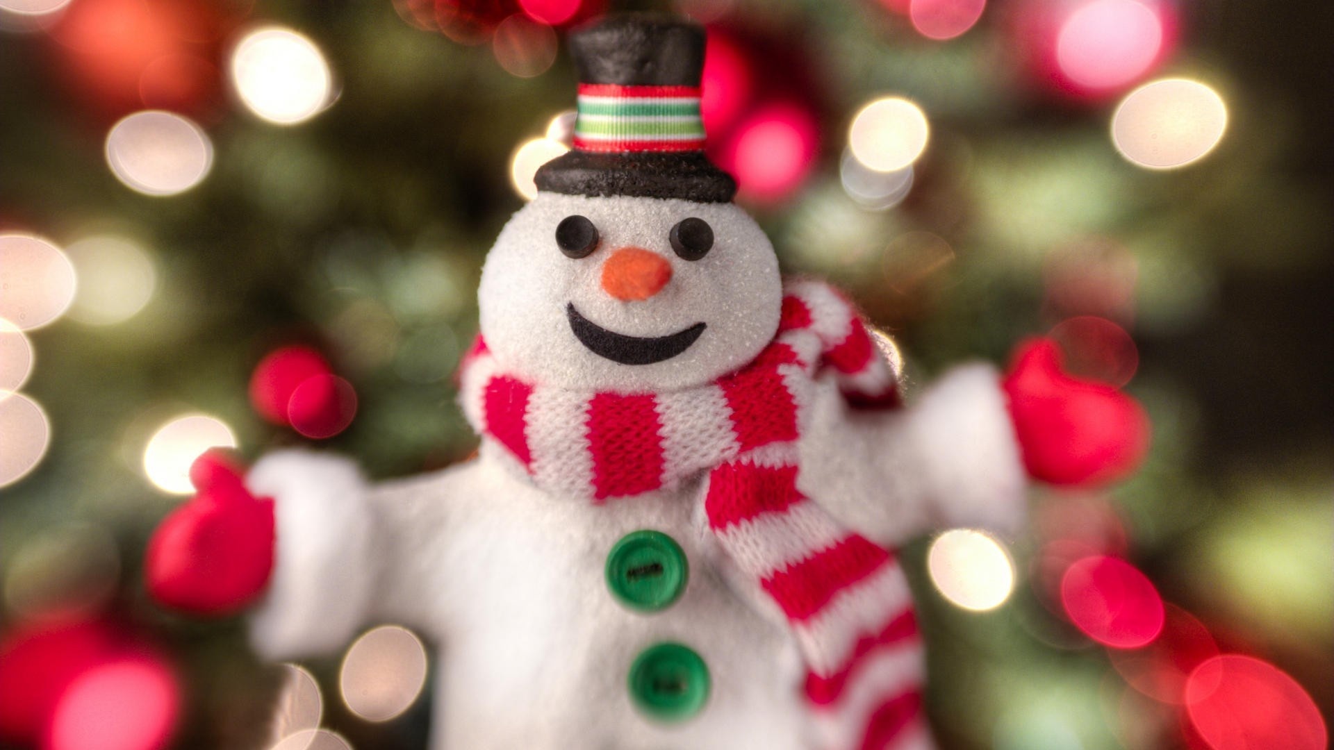 Snowman With Scarf Wallpapers - 1920x1080 - 301709