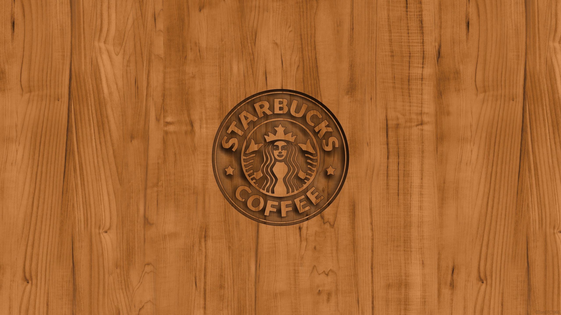 Starbucks Coffee Logo Wood Wallpapers - 1920x1080 - 633818