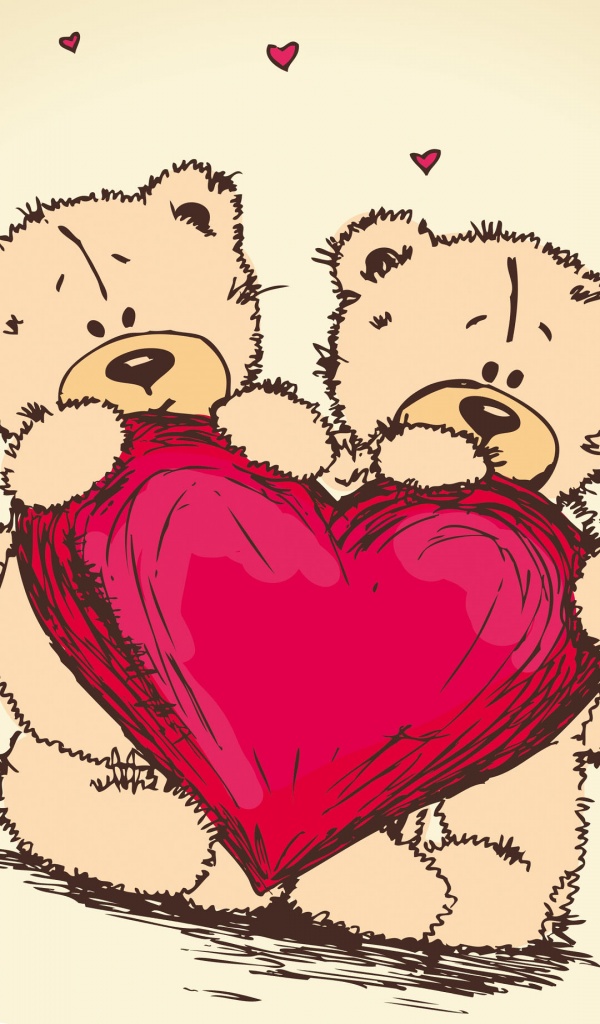 Valentines Teddy Bear Wallpapers - 600x1024 - 183178