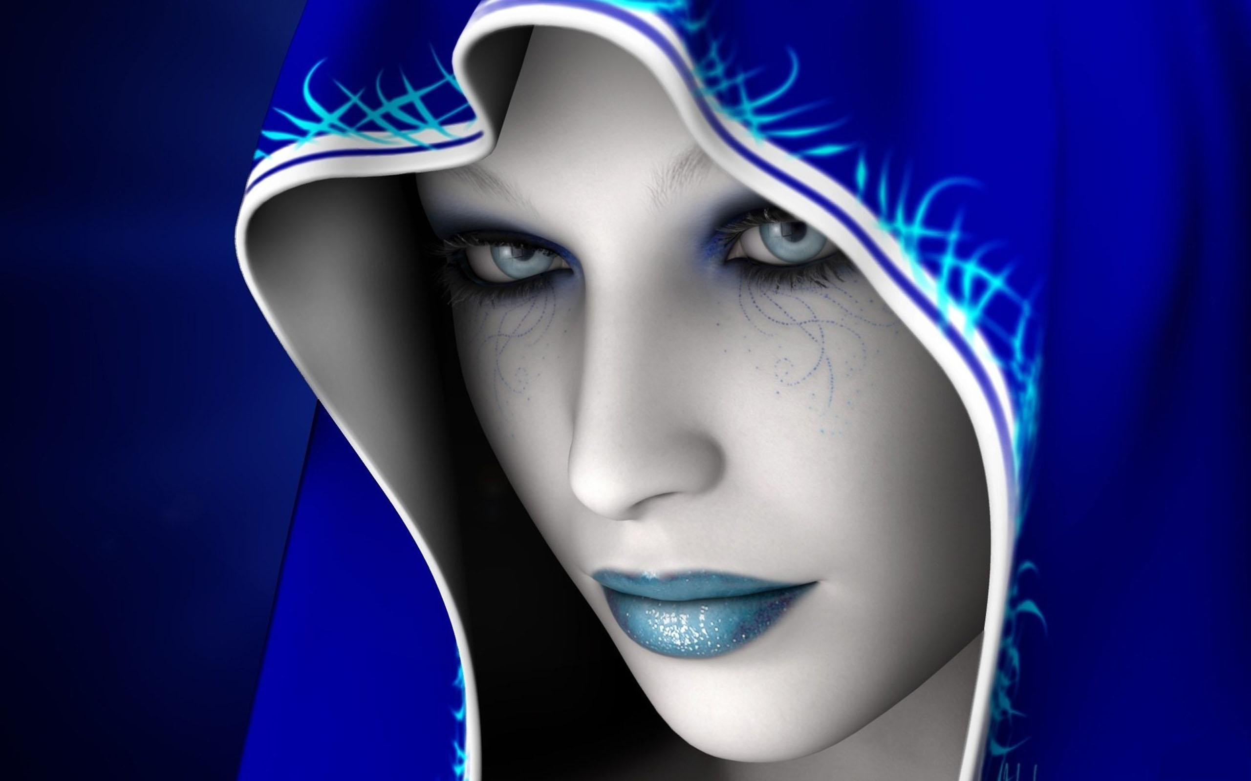 Blue Dreams Fantasy Girl Wallpapers 2560x1600 264283