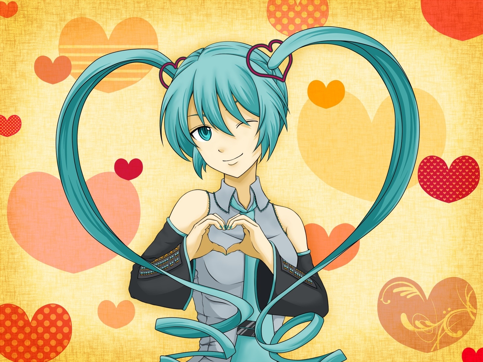 Hatsune Miku Love Wallpapers 1600x1200 1258798