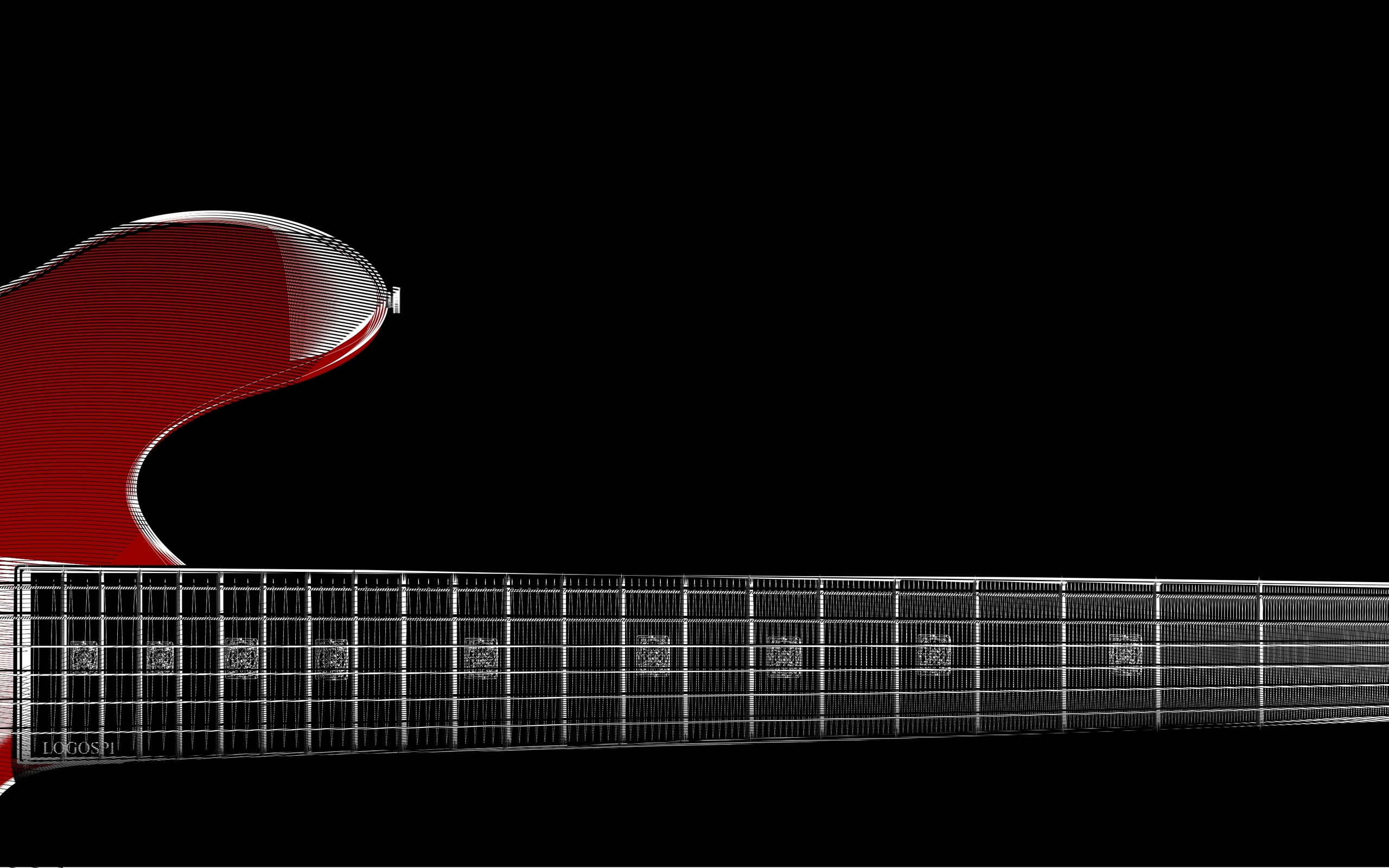 Red Guitar Backgrounds