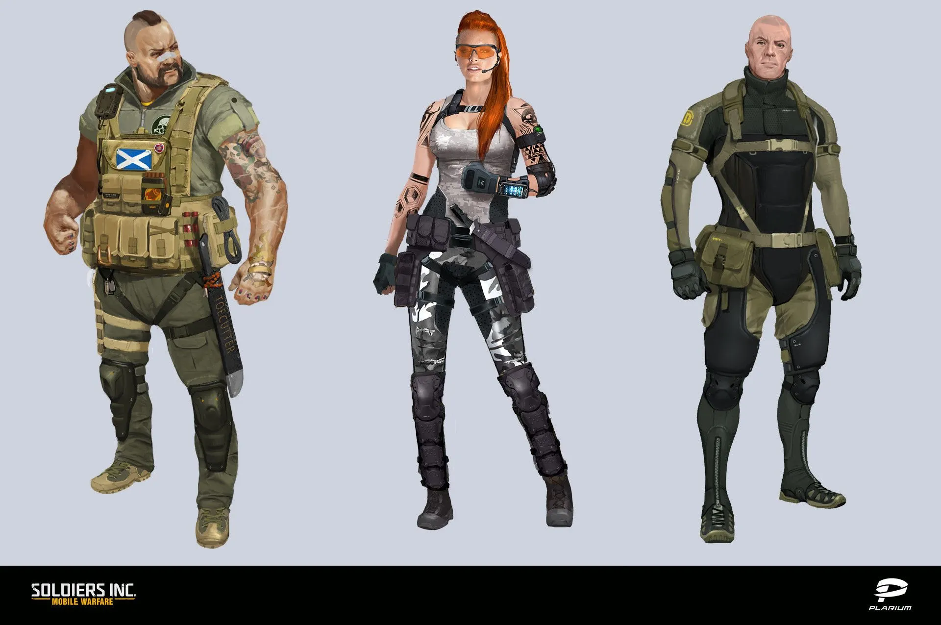 Узнаем будущее персонажей. Soldiers Inc mobile Warfare солдаты. Soldiers Inc концепт арт. Concept Art Soldier Inc mobile Warfare. Экзосолдат Soldiers Inc.