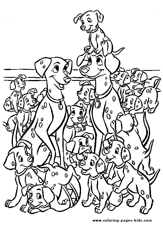 Dalmations coloring page disney coloring pages color disney sheet cartoon coloring pages disney coloring pages puppy coloring pages