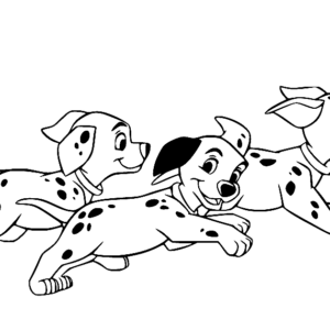 Dalmatians coloring pages printable for free download