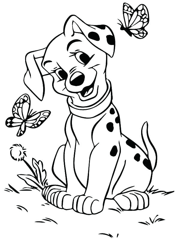 Dalmatians coloring pages printable for free download