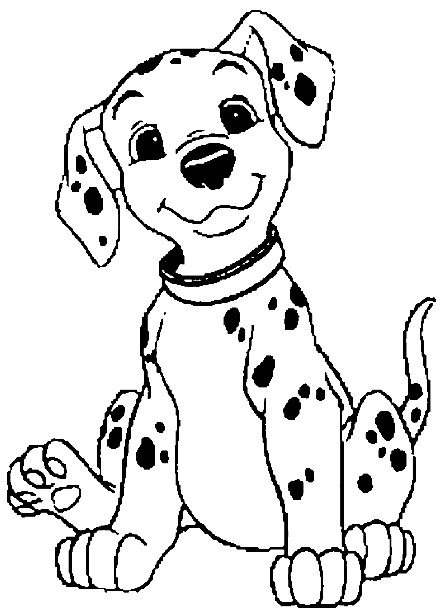 Dalmatians coloring pages to print for kids