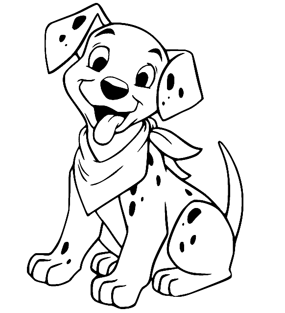 Dalmatians coloring pages printable for free download