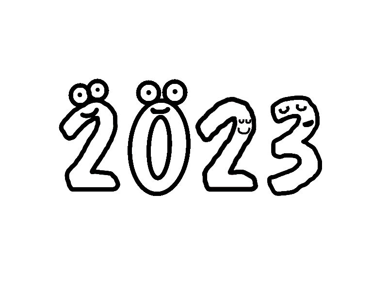 Happy new year for coloring page by mannyt on