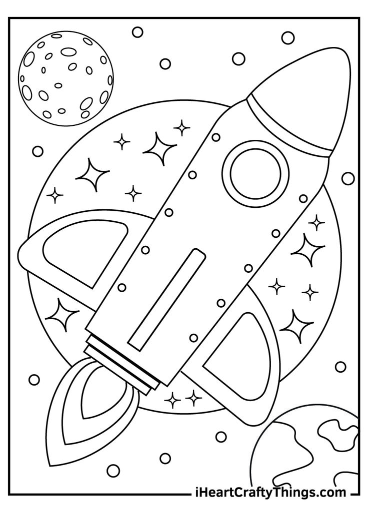 Outer space coloring pages space coloring pages preschool coloring pages free kids coloring pages