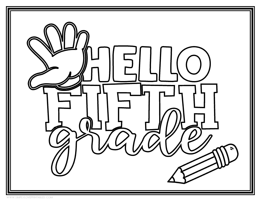 Back to school coloring pages simply love printables