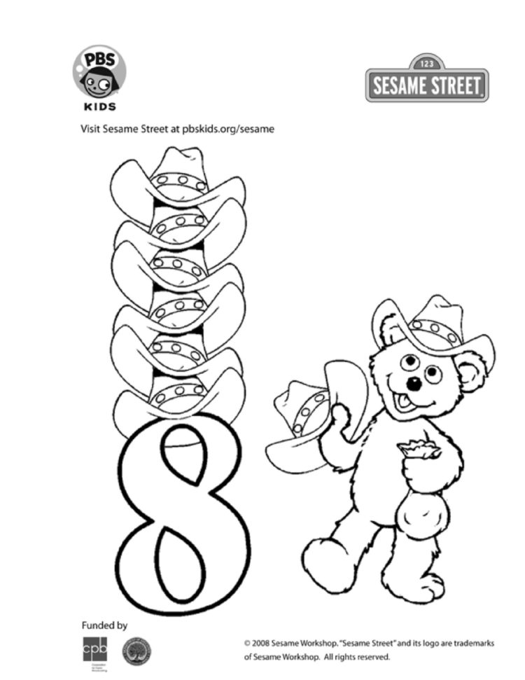 The number coloring page kids coloringâ kids for parents