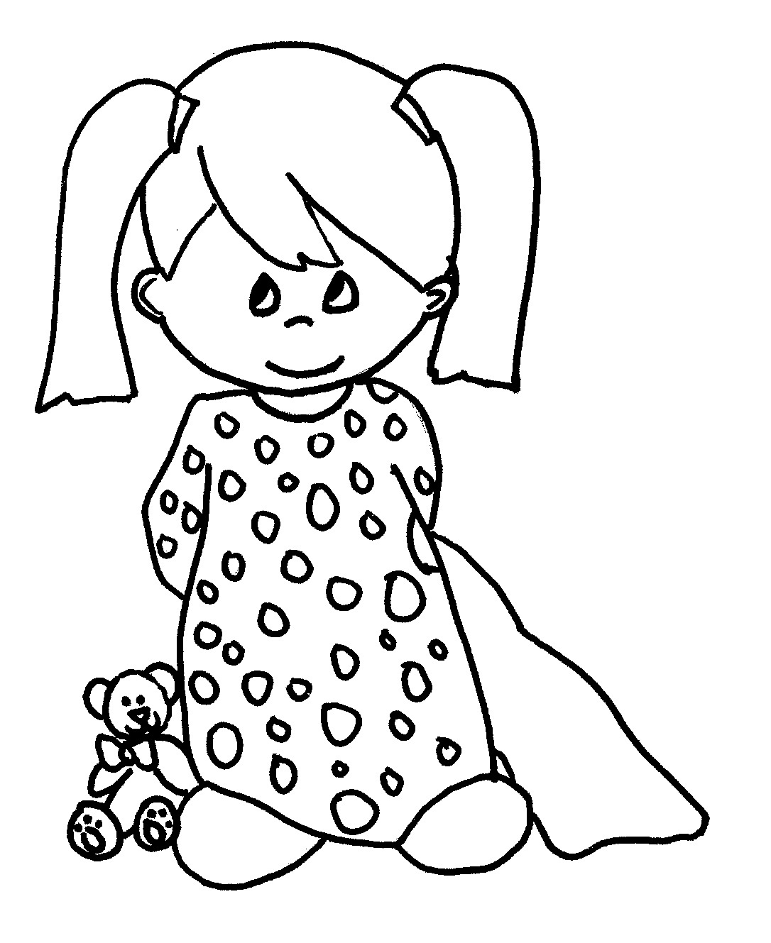 Free printable baby coloring pages for kids