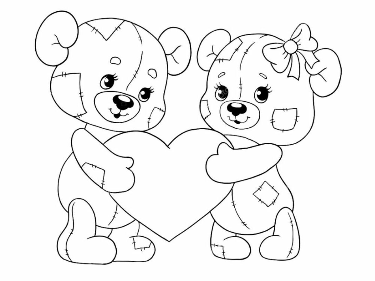 Printable love coloring pages for kids add some lovely colors