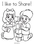 We share coloring page