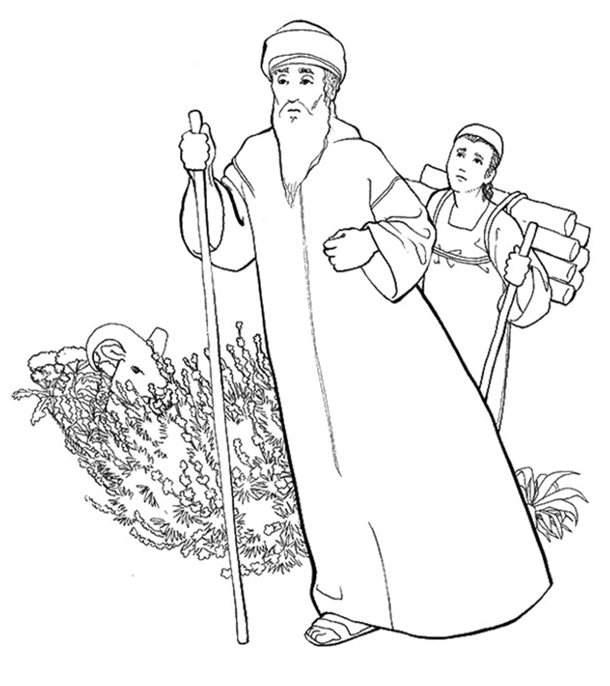 Top free printable abraham coloring pages online