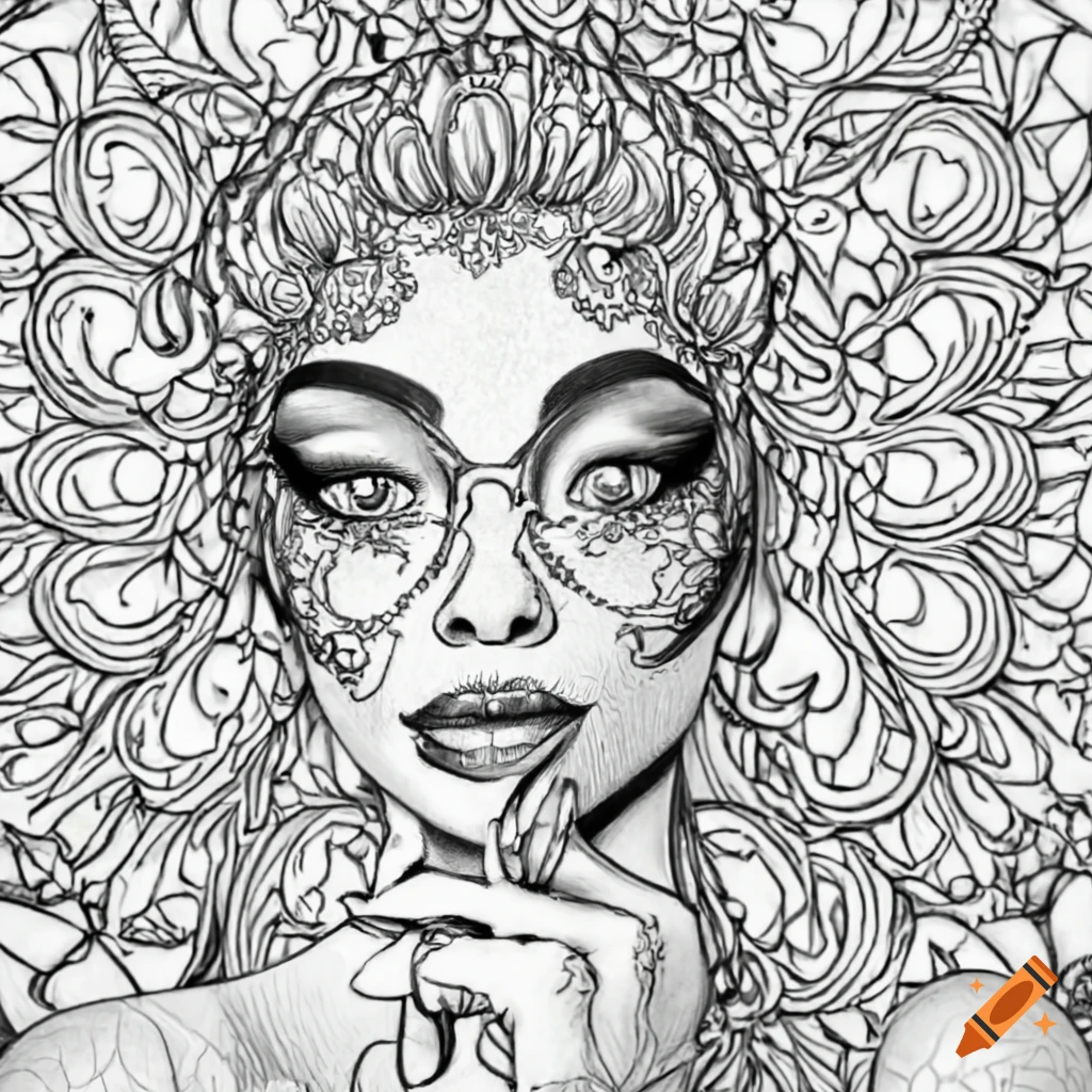 Adult coloring pages on