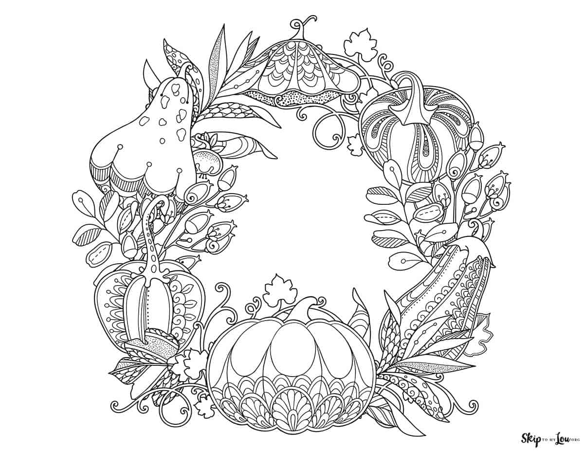 Free printable fall coloring pages skip to my lou