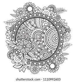 Mandala coloring pages images stock photos d objects vectors