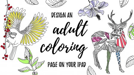 Coloring for adults classes online