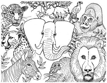 African animals colouring page farm animal coloring pages giraffe coloring pages animal coloring pages