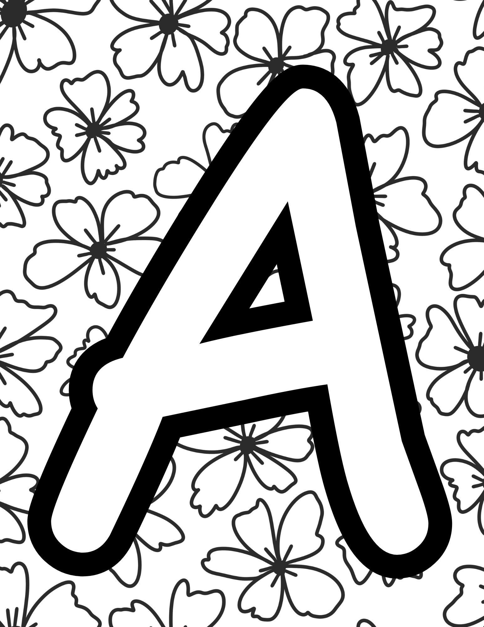 Free printable abc coloring pages learn alphabet letters skip to my lou