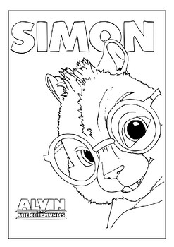 Printable alvin and the chipmunks coloring pages creative fun for kids p