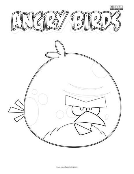 Terence angry birds coloring