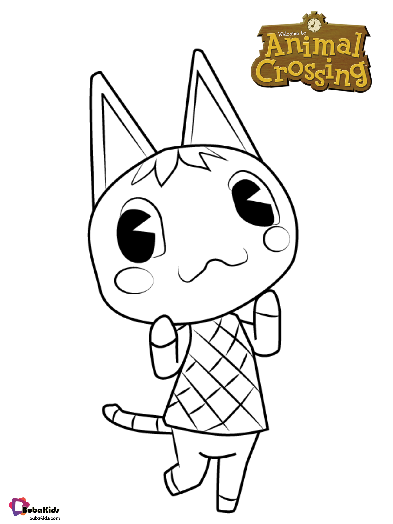 Free coloring sheet rosie animal crossing character coloring page collection of cartoon coloring pages for teenaâ coloriage animaux passage danimaux coloriage