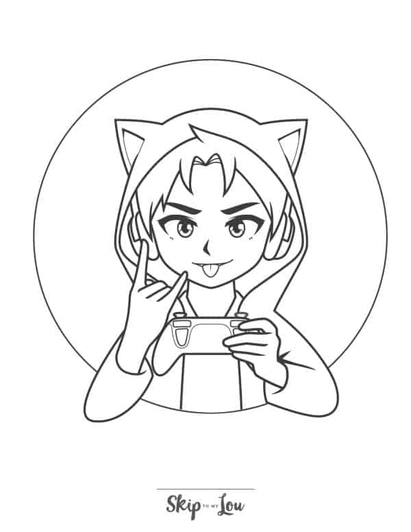 Anime coloring pages for kids of all ages skip to my lou