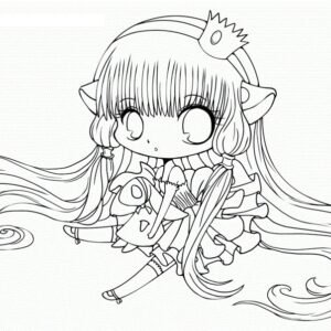 Chibi colouring pages printable for free download