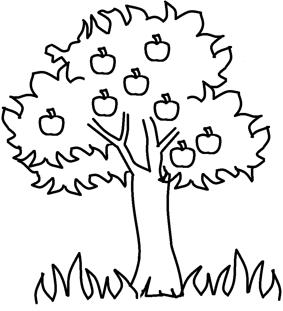 Free printable apple coloring pages for kids apple coloring pages tree coloring page jungle coloring pages