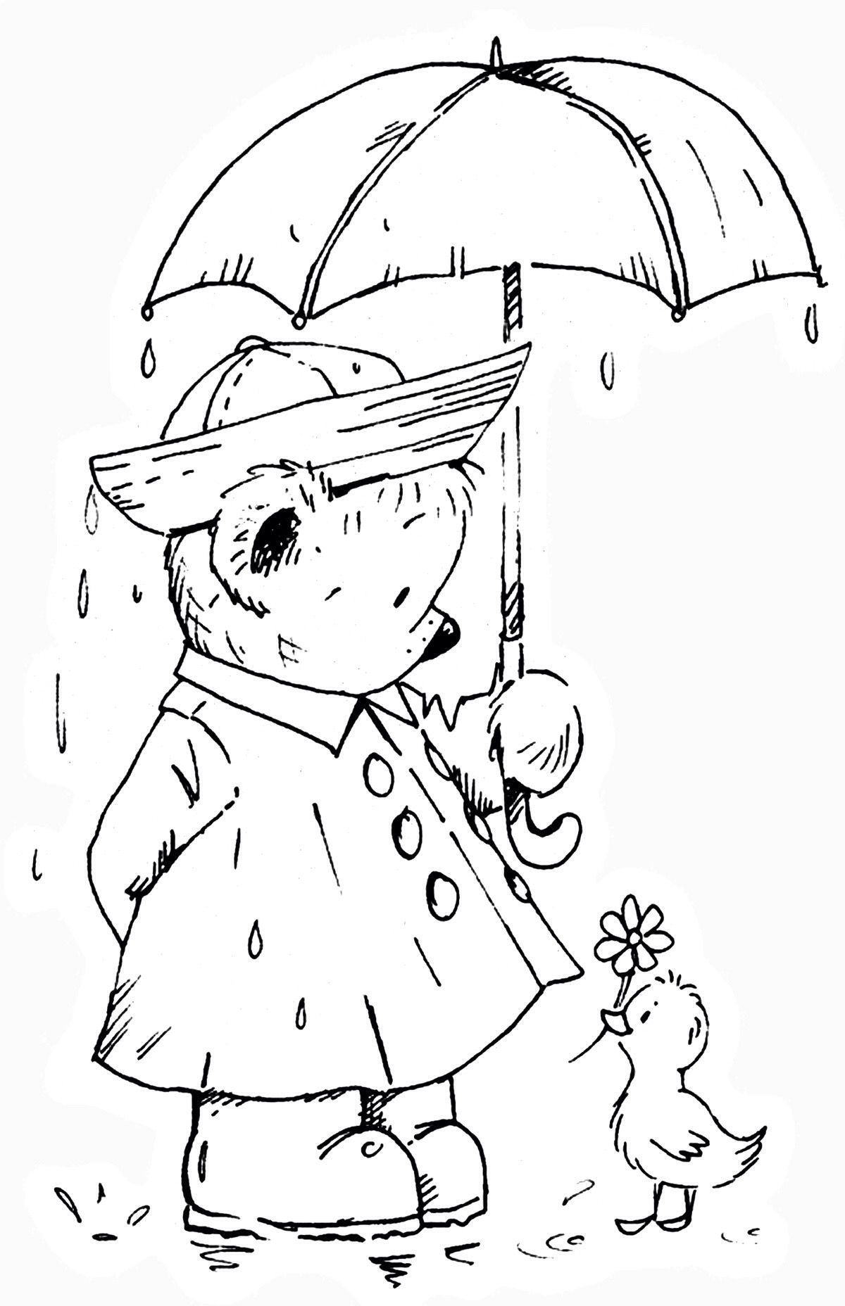 April showers bring may flowerscoloring page spring coloring pages coloring pages adult coloring pages