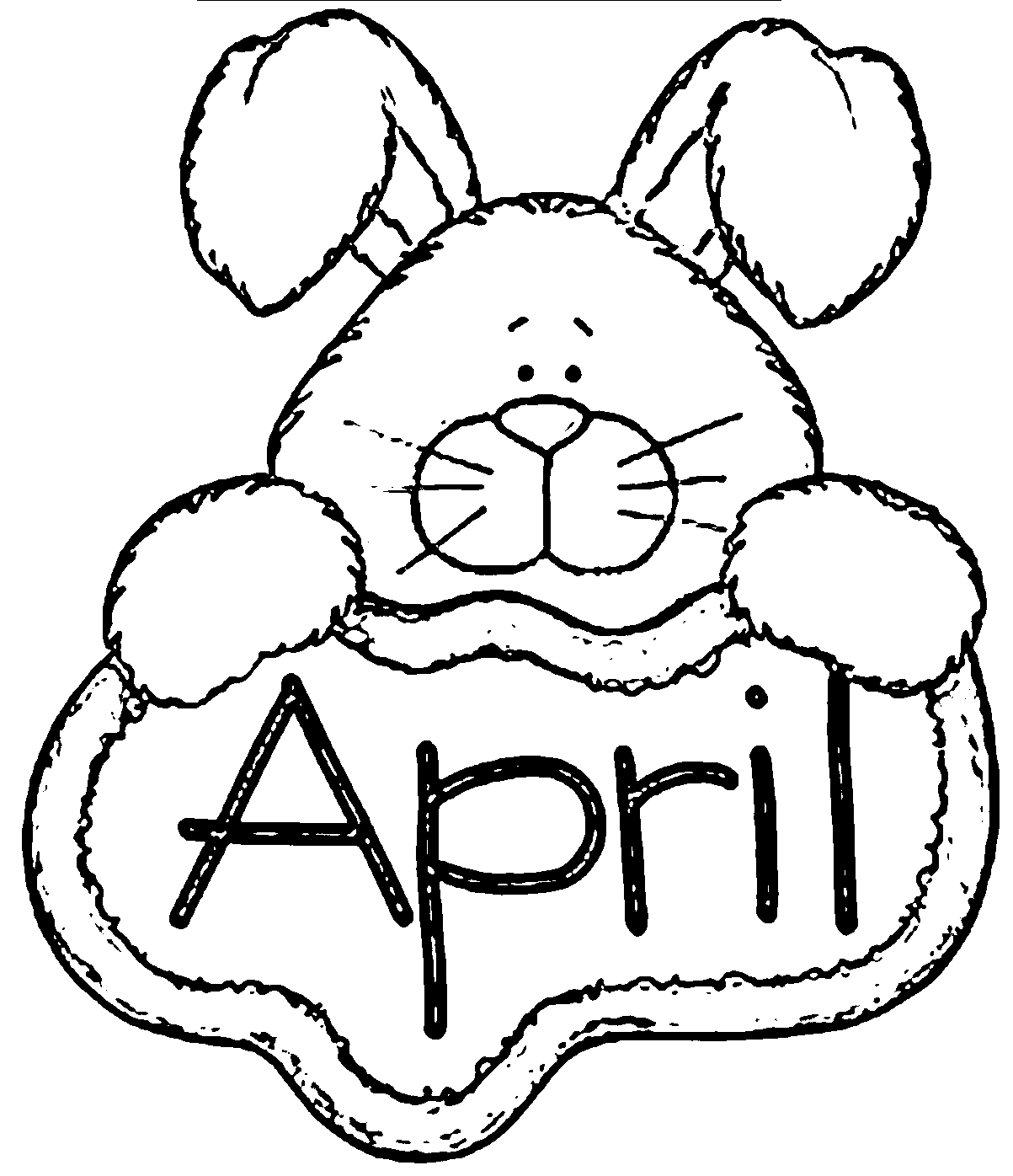 April showers coloring pages