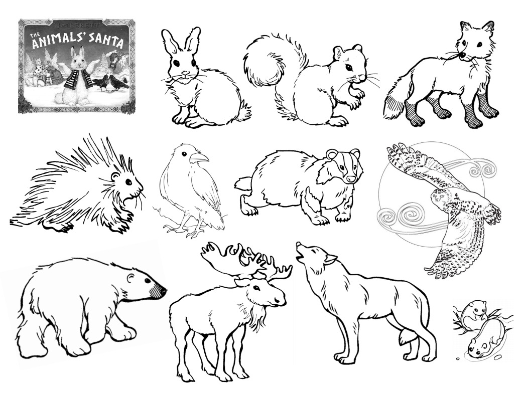 Arctic animals coloring pages by coloringpageswk on