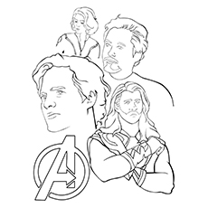 Wonderful avengers coloring pages for your toddler