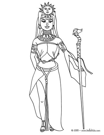 Aztec princess coloring pages