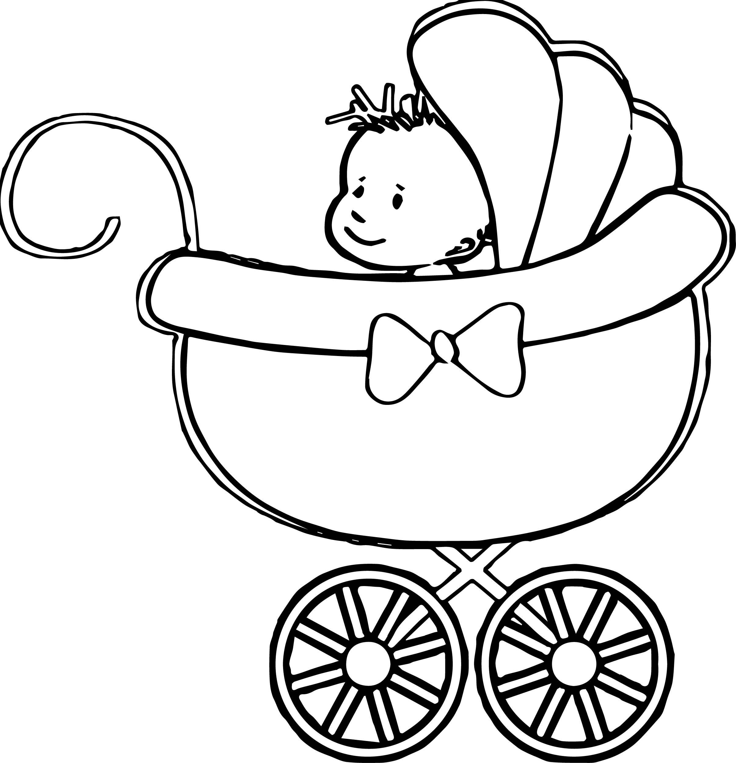 Free printable baby coloring pages for kids