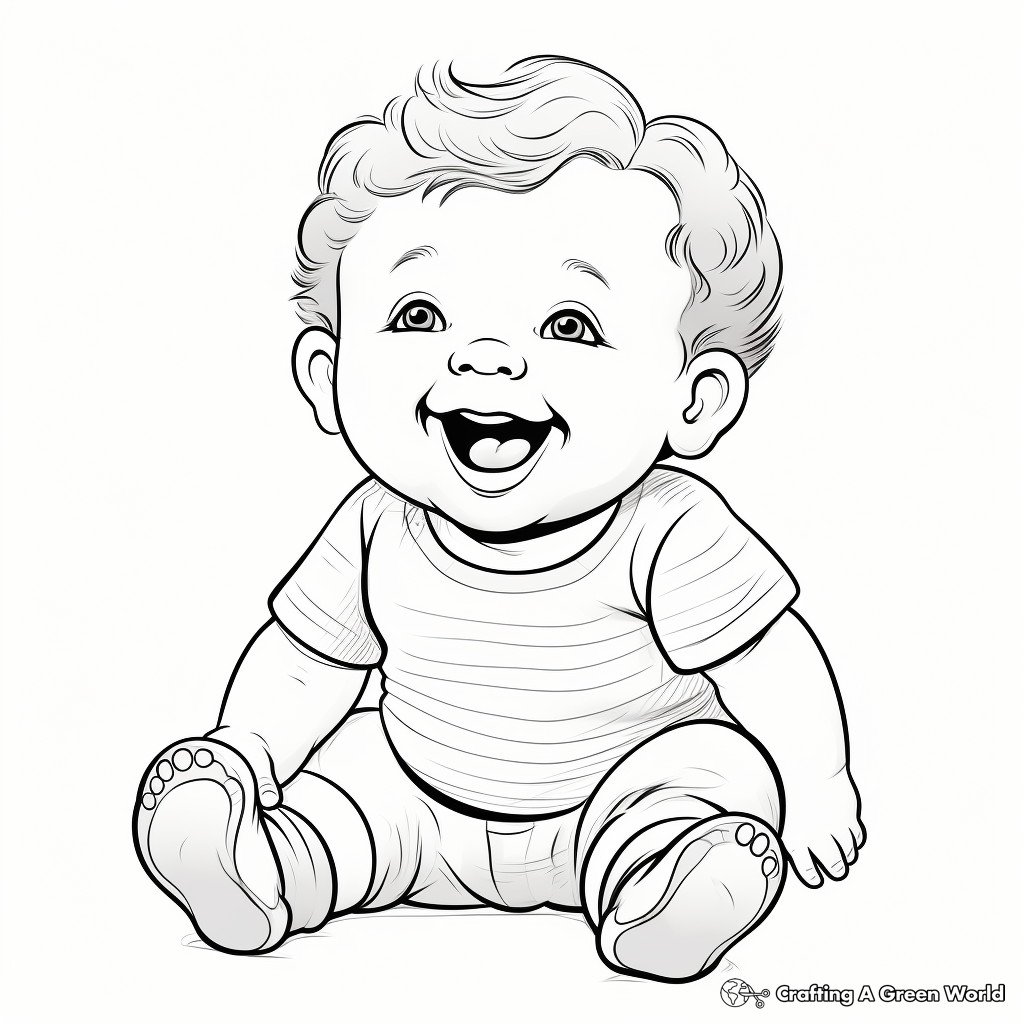 Baby coloring pages