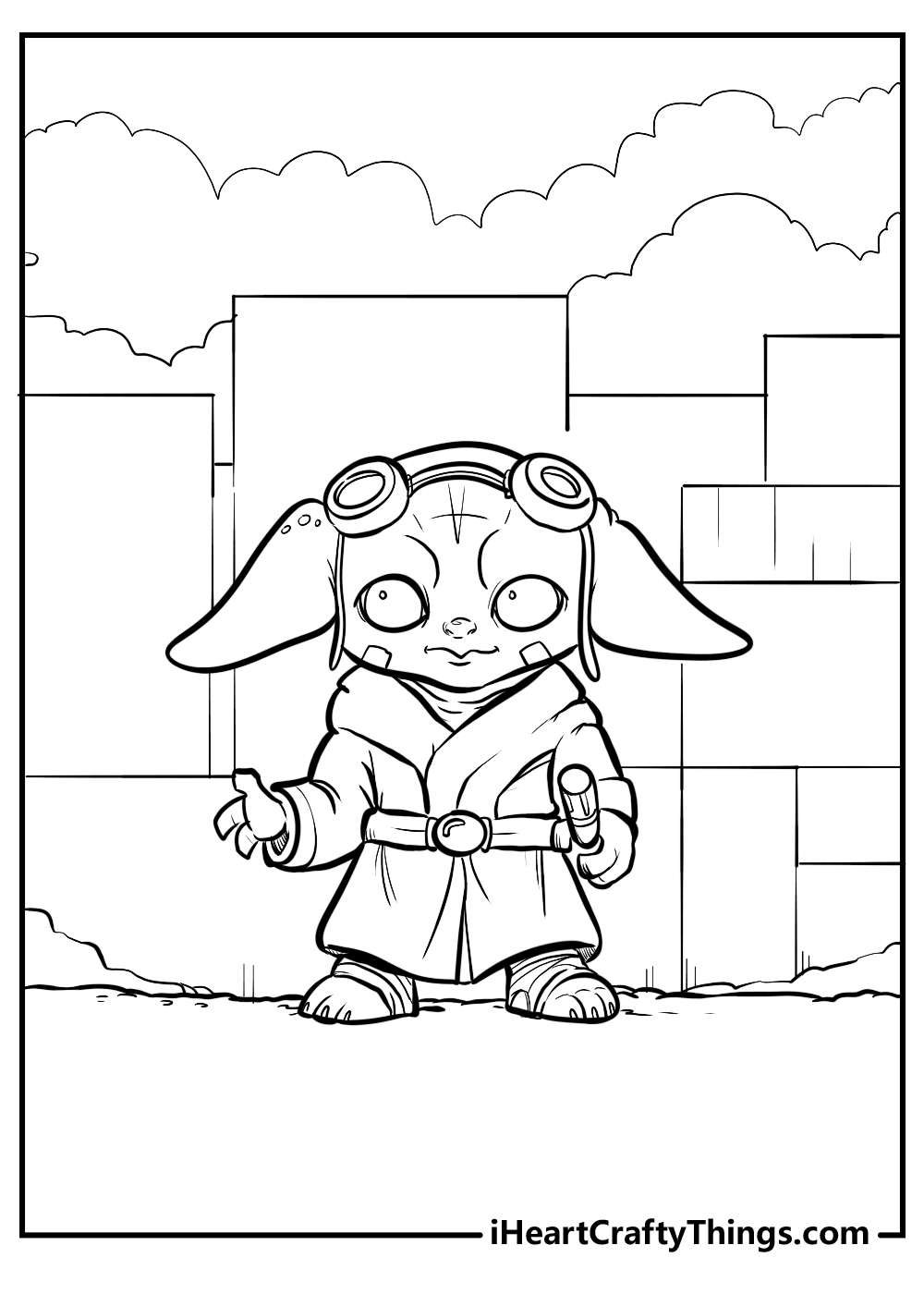 Printable baby yoda coloring pages updated