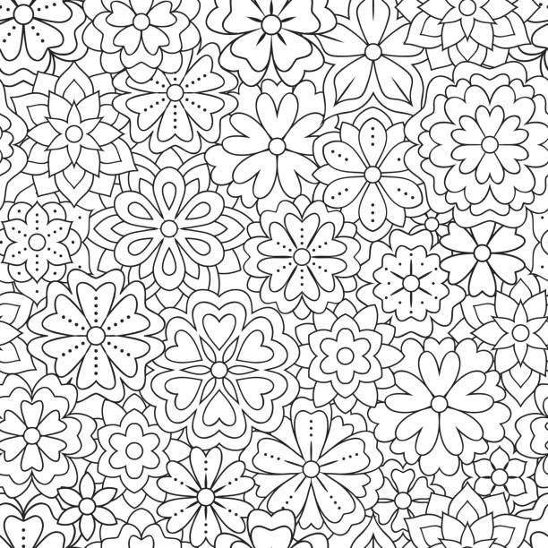 Coloring book backgrounds stock illustrations royalty