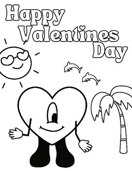 Bad bunny valentines coloring sheet by your spanglish maestra tpt