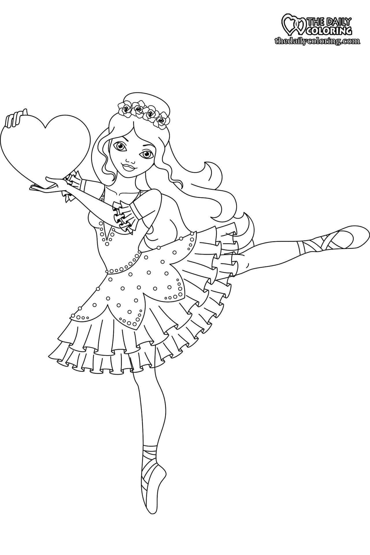 Ballerina coloring pages rfreecoloringpages