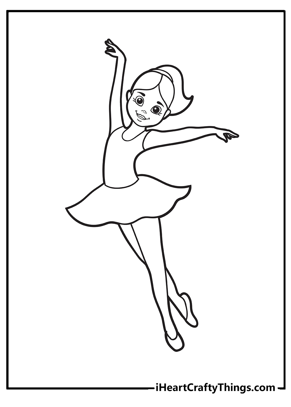 Ballerina coloring pages free printables