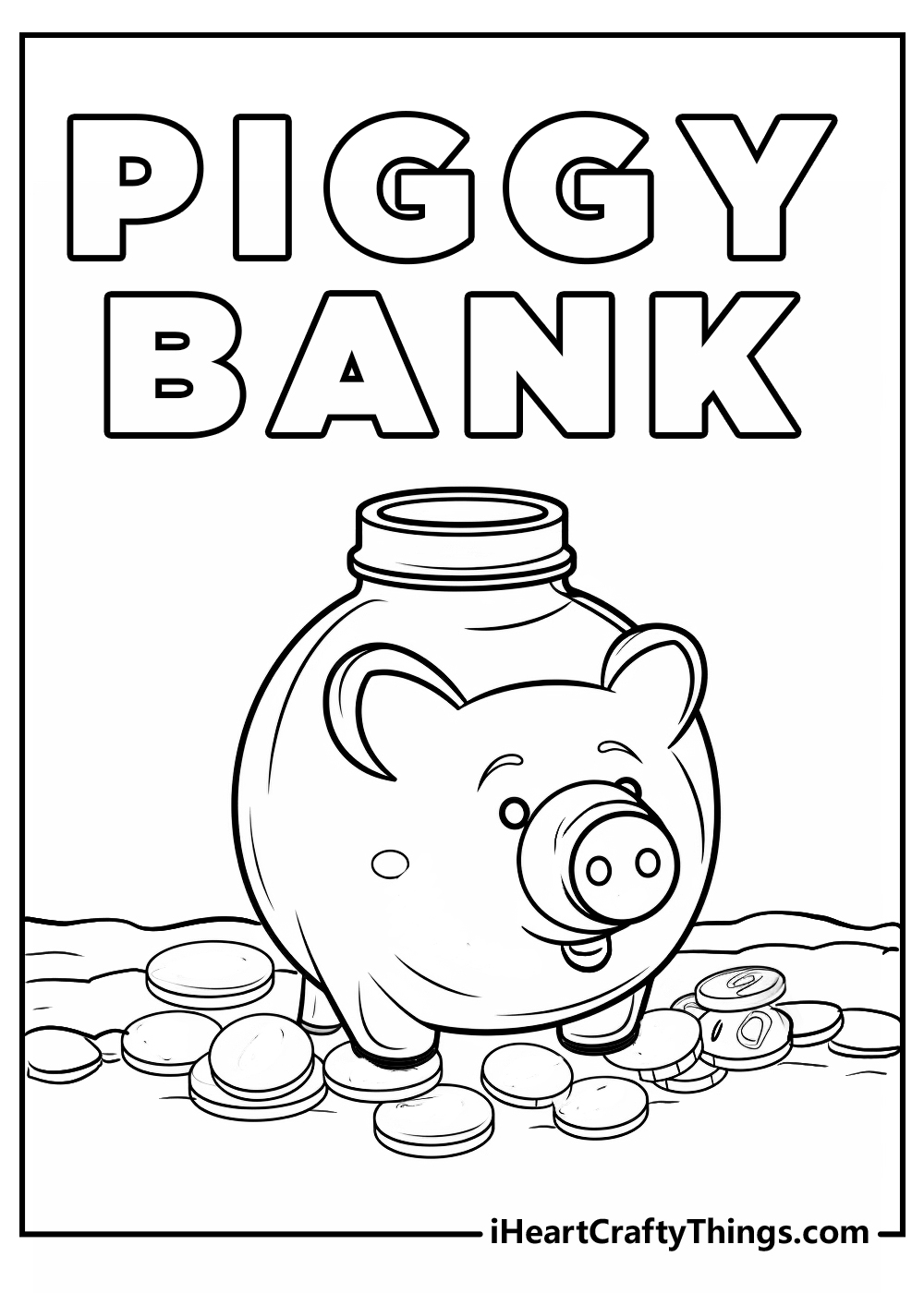 Printable money coloring pages updated