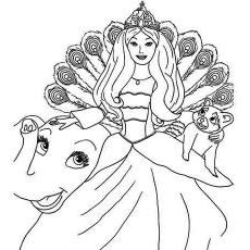 Top free printable barbie coloring pages online