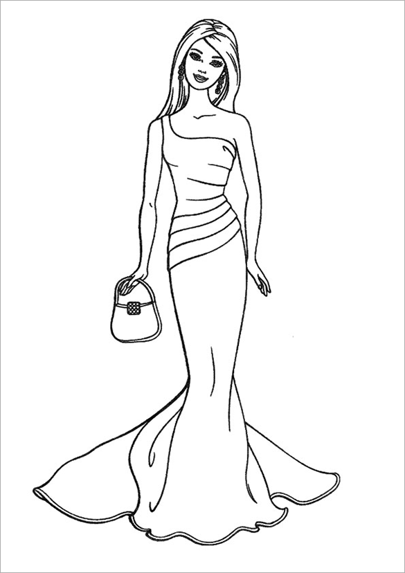 Barbie coloring pages