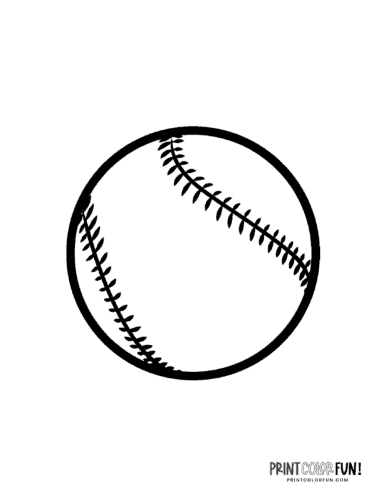 Baseball gear coloring pages balls bats mitts hats at